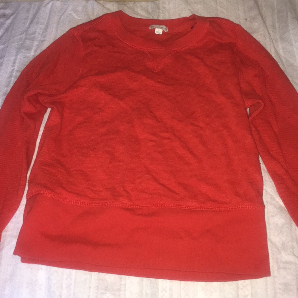 red sweater